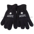 Mode Herren Warm Polar Fleece Handschuhe mit Stickerei